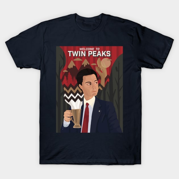 Welcome to Twin Peaks T-Shirt by hello_kseniia